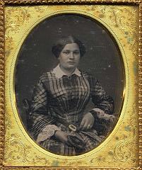 Young Woman Plaid